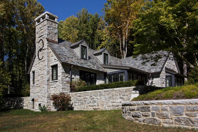 Garden Cottage exterior stone details