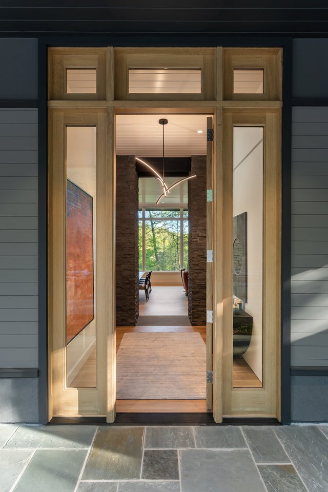 Mountain Tranquility front door open