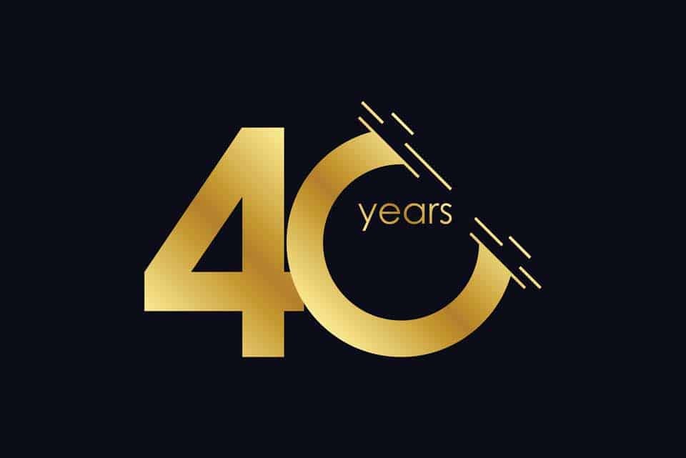 Celebrating 40 years in business.