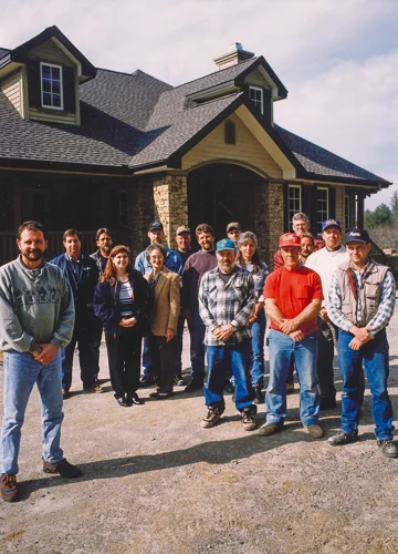 The MKB staff in the late 90s at The Cliffs at Keowee Vineyards.