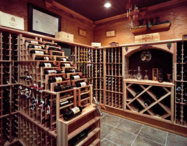 Highlands Chateau wine cellar