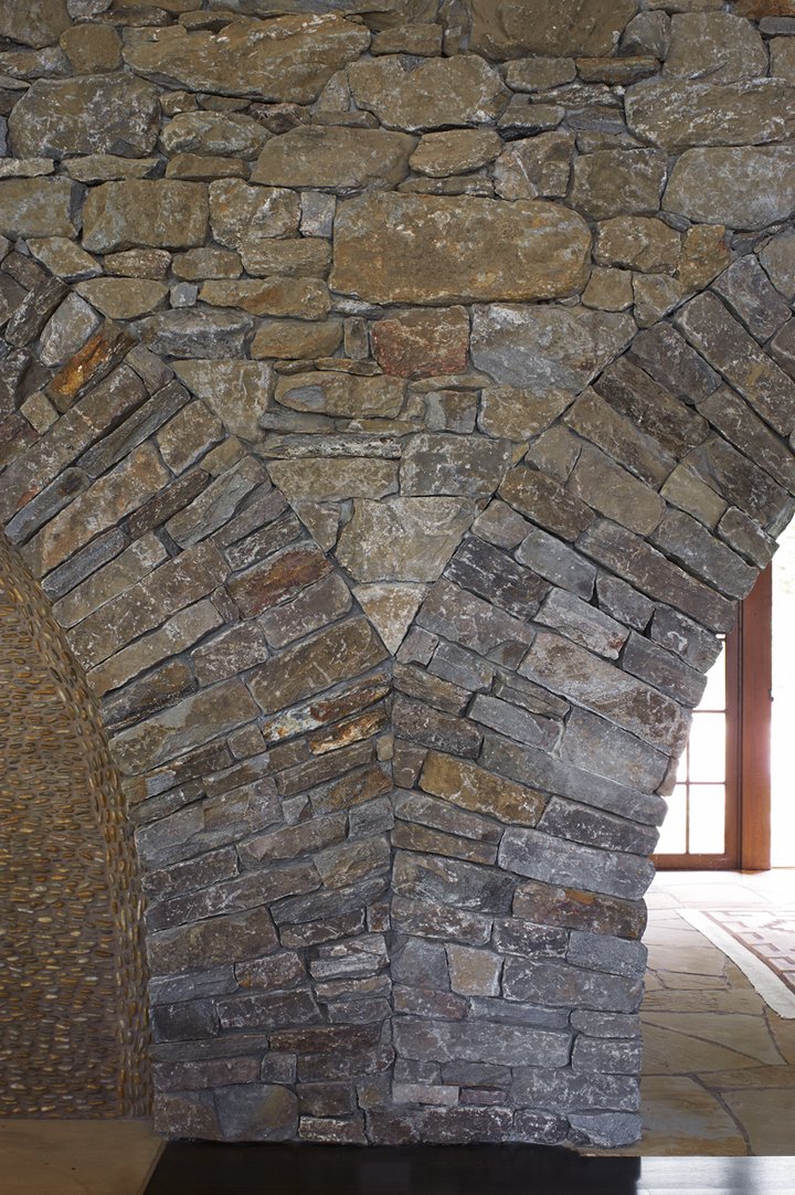 Grove Landing stonework detail