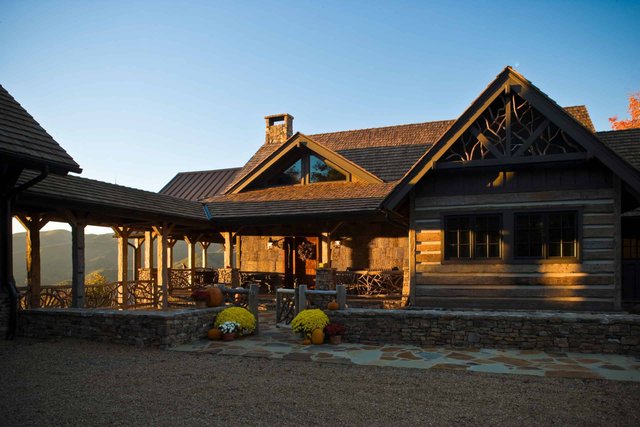 Balsam Haven Front Entryway with beautiful landscaping scaled