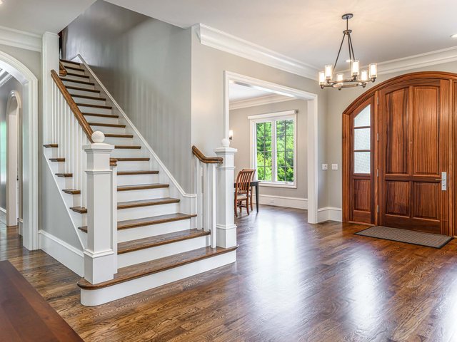 Brookline Manor staircase