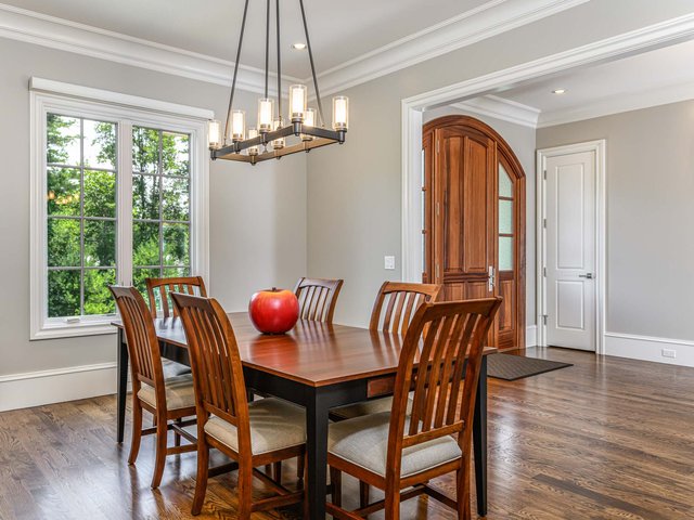 Brookline Manor dining room