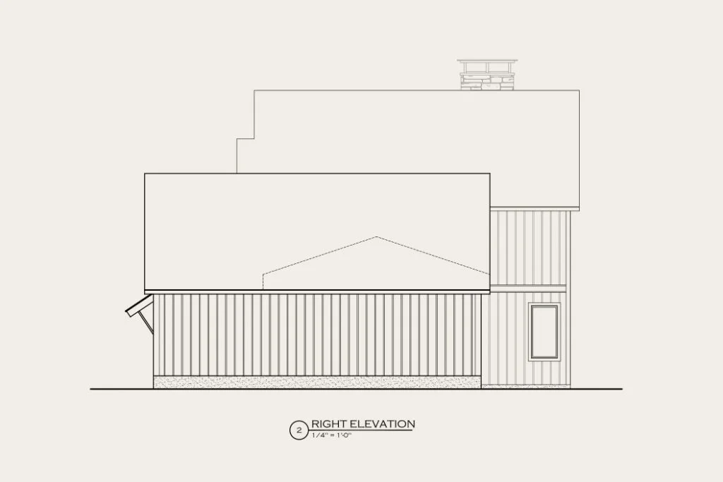 Dulcimer Right Elevation