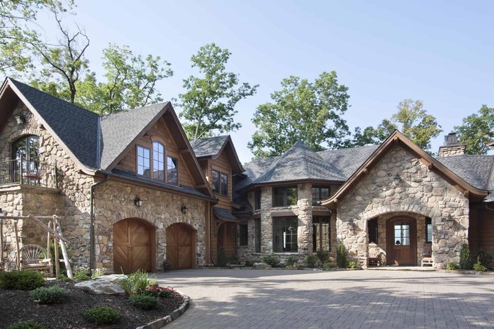 Eagles Nest Exterior Showing Stonework