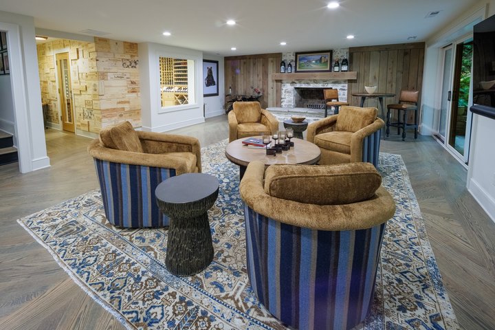 Renewed Family Home Basement