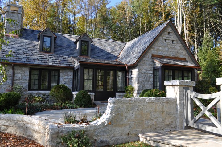 Garden Cottage exterior wall