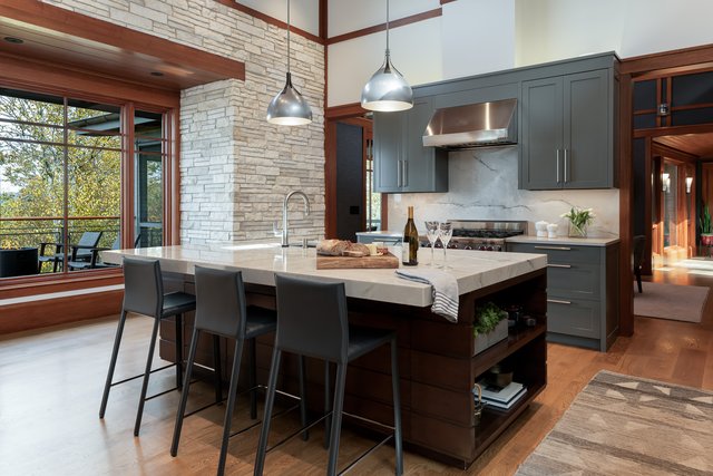 Modern Opus Kitchen Island After