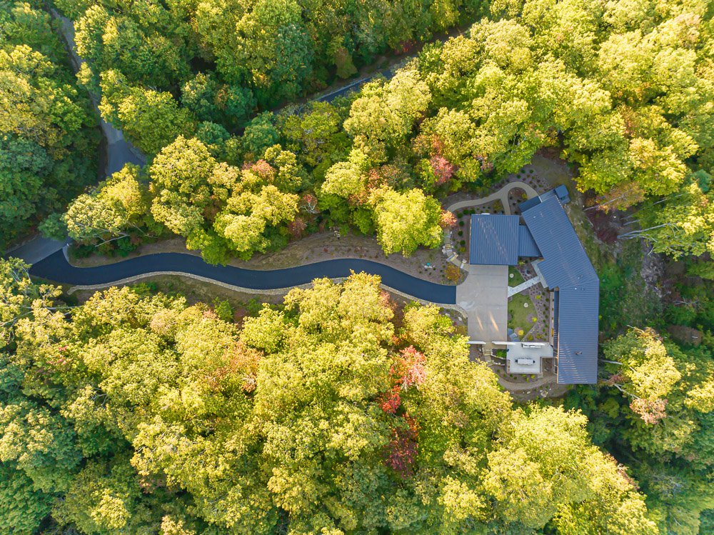 Toxaway Refuge Exterior Drone