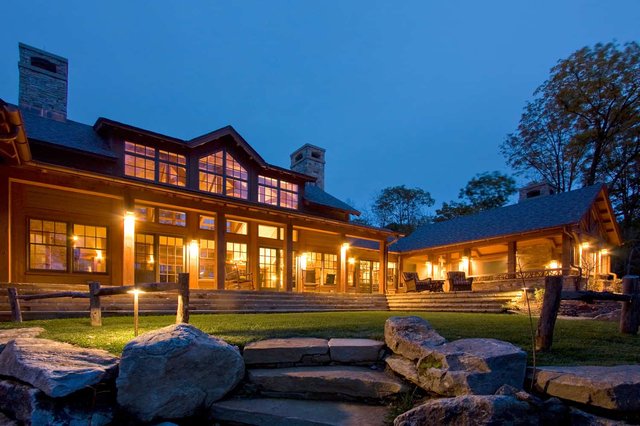 Mountain Getaway Front Lawn Overlooking Mountains