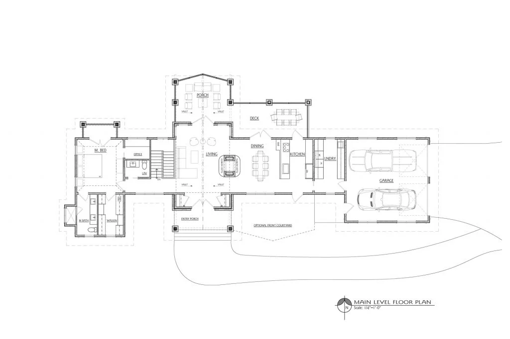 Mountain Cabin home plan