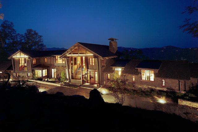 Reynolds Bluff Exterior at Night Overlooking City 1