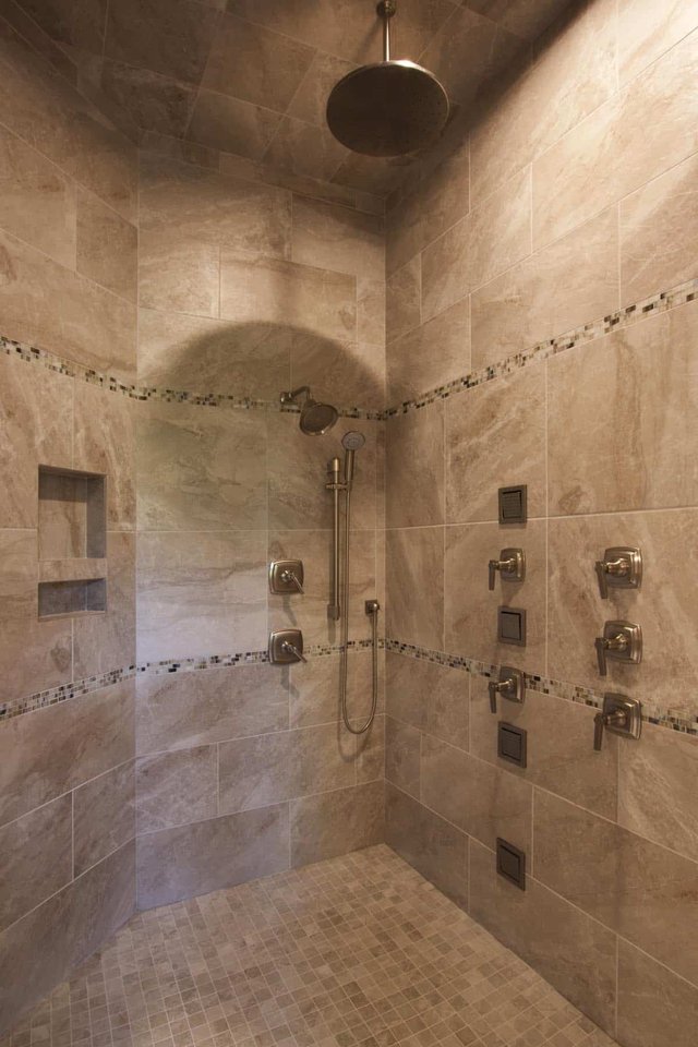 Reynolds Villa Master Bathroom Shower