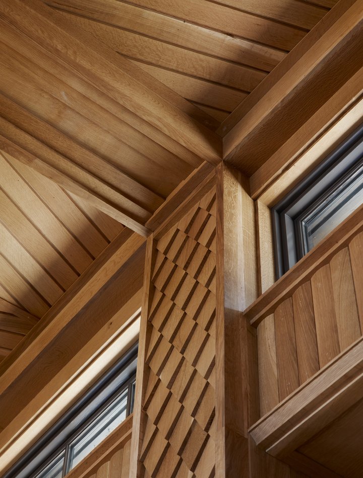 Anthracite Lodge ceiling detail