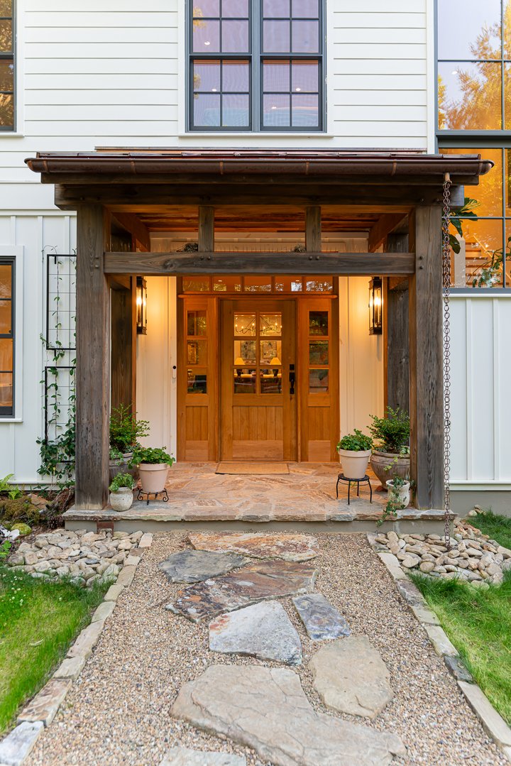 Modern Farmhouse Entrance