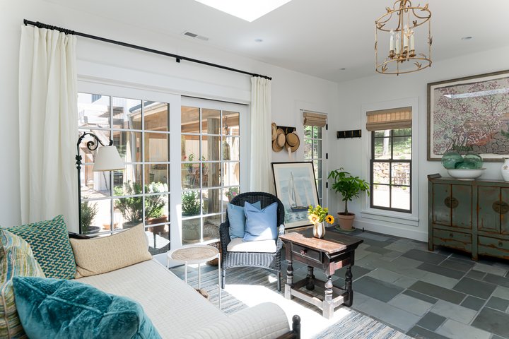 Modern Farmhouse Sunroom Seating