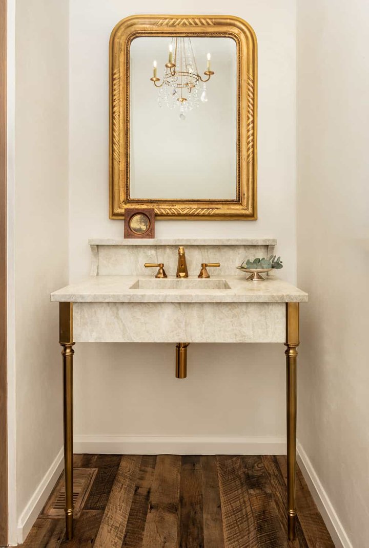 Town Mountain Ranch Guest Bathroom Vanity