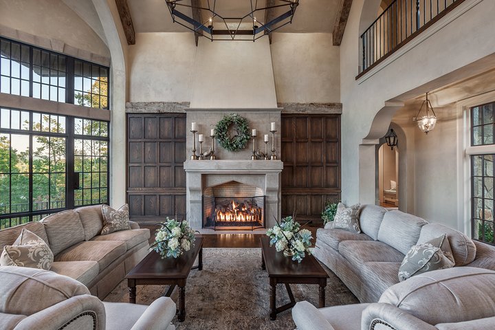 Vista Bluff Living Room with view of Fireplace